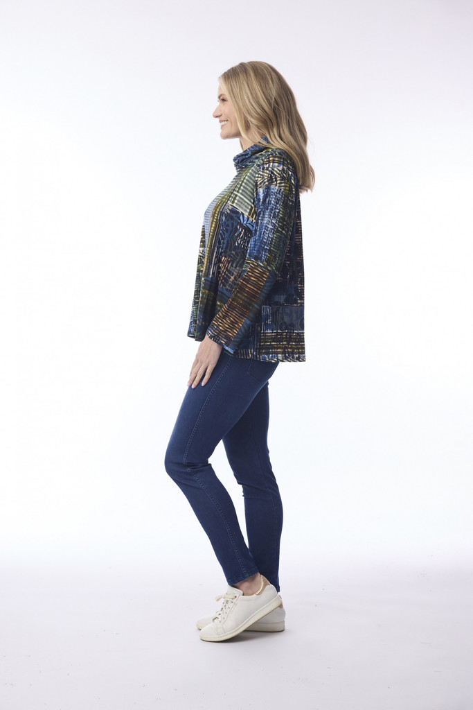 Women's Top | Isfahan Cowl Top | ORIENTIQUE