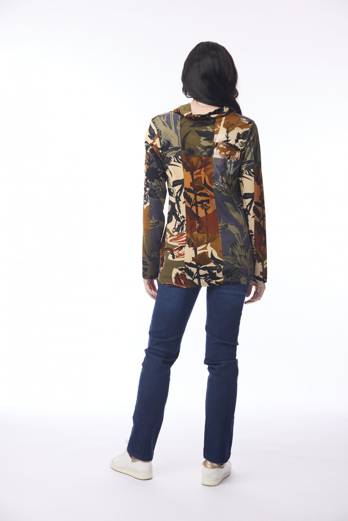 Women's Top | Dagomba Cowl Top | ORIENTIQUE