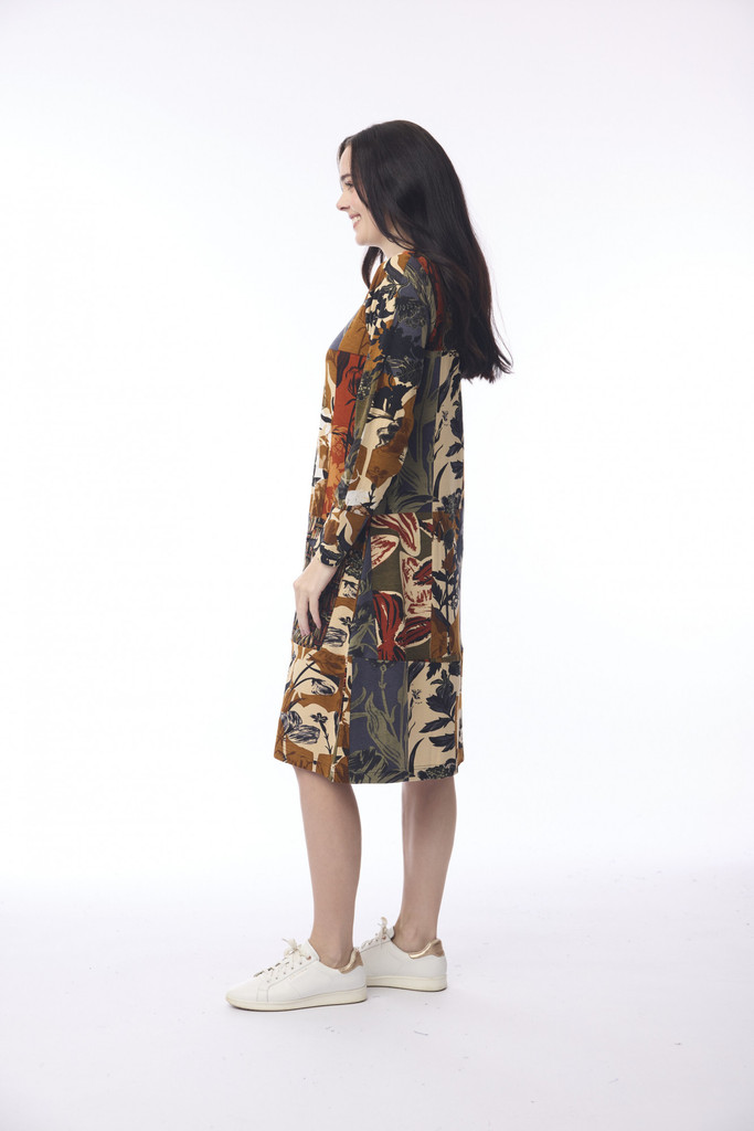 Women's Dresses | Dagomba Patch Dress | ORIENTIQUE