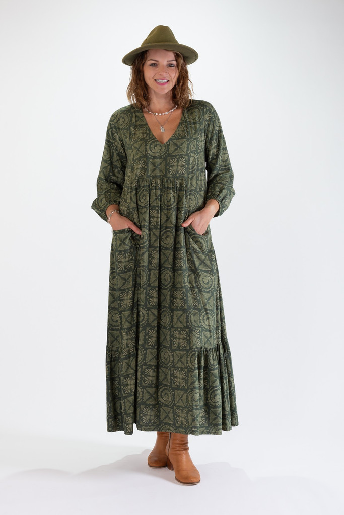 Women's Dress | OHIO Maxi Dress | OMBAK DESIGNS