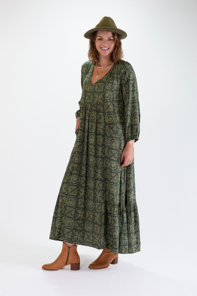 Women's Dress | OHIO Maxi Dress | OMBAK DESIGNS