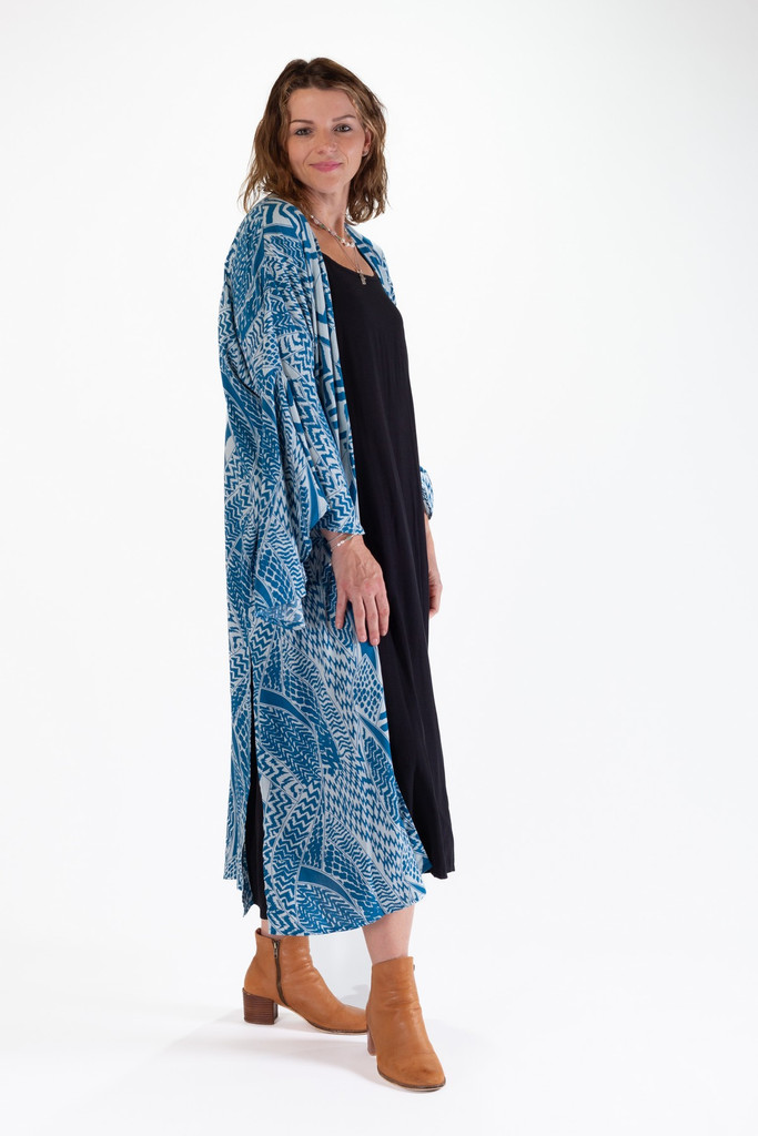 Women's Jackets | DKML Long Kimono | OMBAK DESIGNS