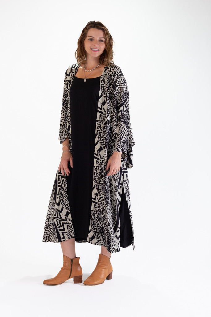 Women's Jackets | DKML Long Kimono | OMBAK DESIGNS
