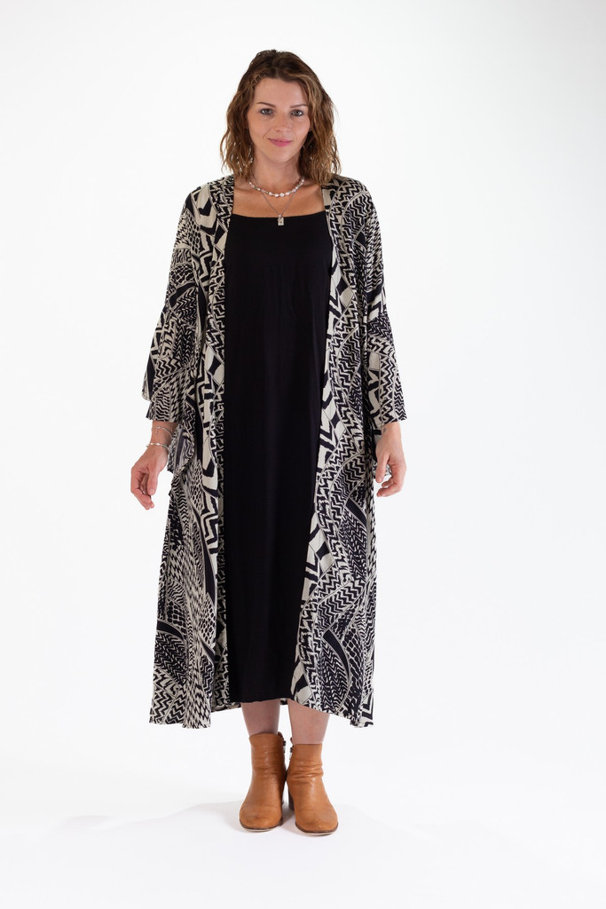 Women's Jackets | DKML Long Kimono | OMBAK DESIGNS