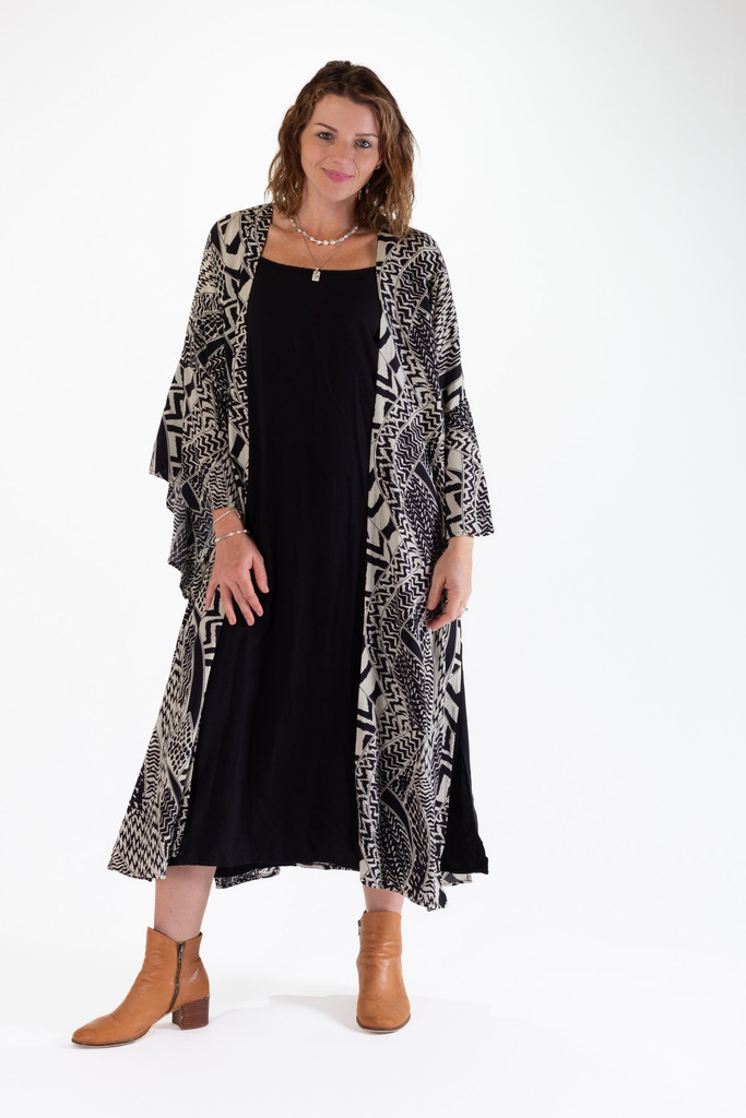 Women's Jackets | DKML Long Kimono | OMBAK DESIGNS