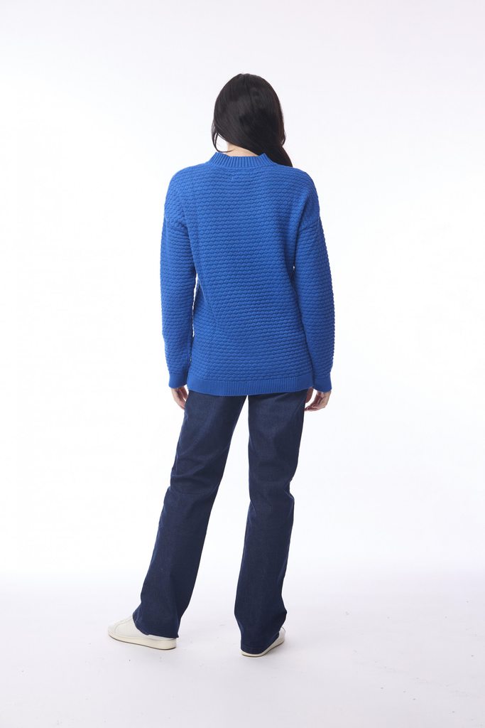 Women's Jumper | Waffle Knit Jumper | ORIENTIQUE