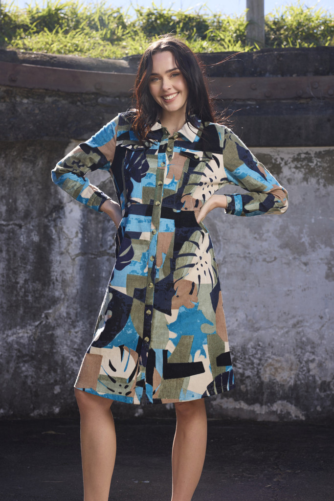 Women's Dresses | Panama Shirt Dress | ORIENTIQUE