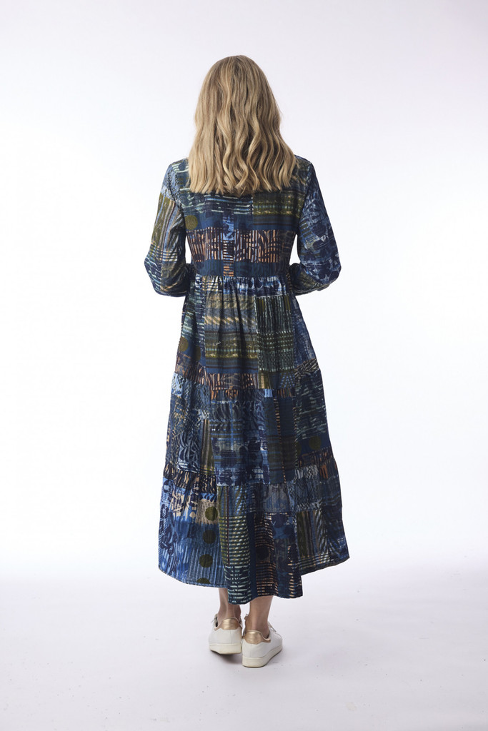 Women's Dresses | Isfahan Maxi Collar Dress | ORIENTIQUE