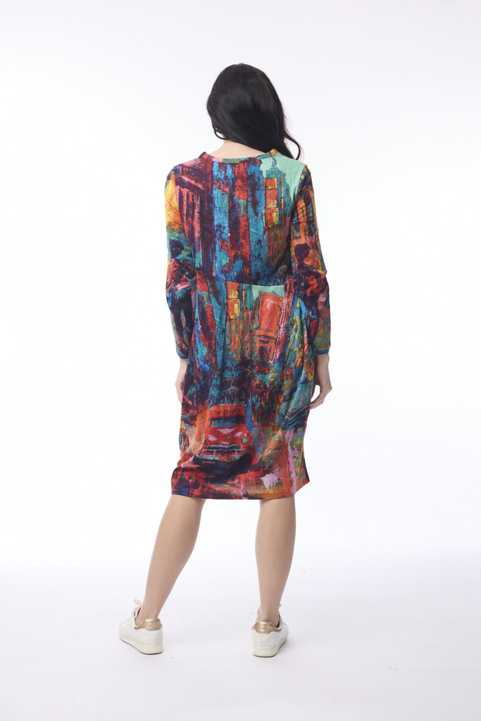 Bubble Dress in Vintage Street by ORIENTIQUE *