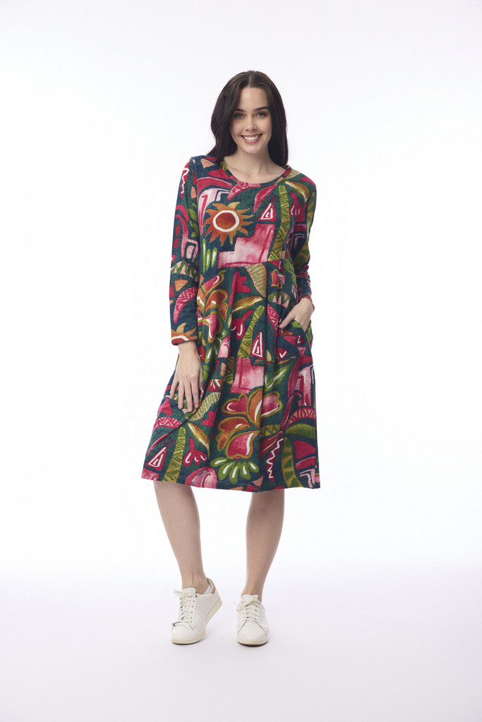 Women's Dresses | Tropical Fun Bubble Dress | ORIENTIQUE
