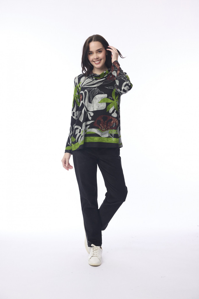 Women's Top | Castelo Branco Cowl Neck Top | ORIENTIQUE