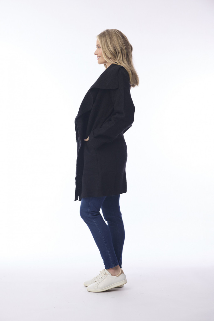 Women's Jacket| Merino Wool Wrap Jacket | ORIENTIQUE
