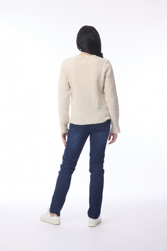 Women's Top | Wool Knit Boxy Top | ORIENTIQUE