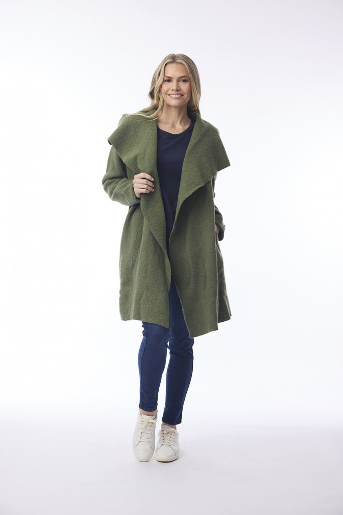 Women's Jacket| Merino Wool Wrap Jacket | ORIENTIQUE
