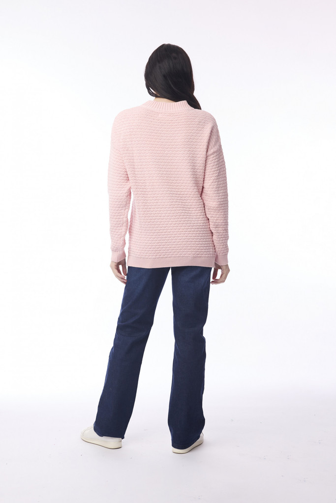 Women's Jumper | Waffle Knit Jumper | ORIENTIQUE