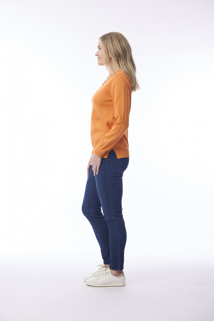 Women's Vest | V Neck Knit Jumper | ORIENTIQUE

