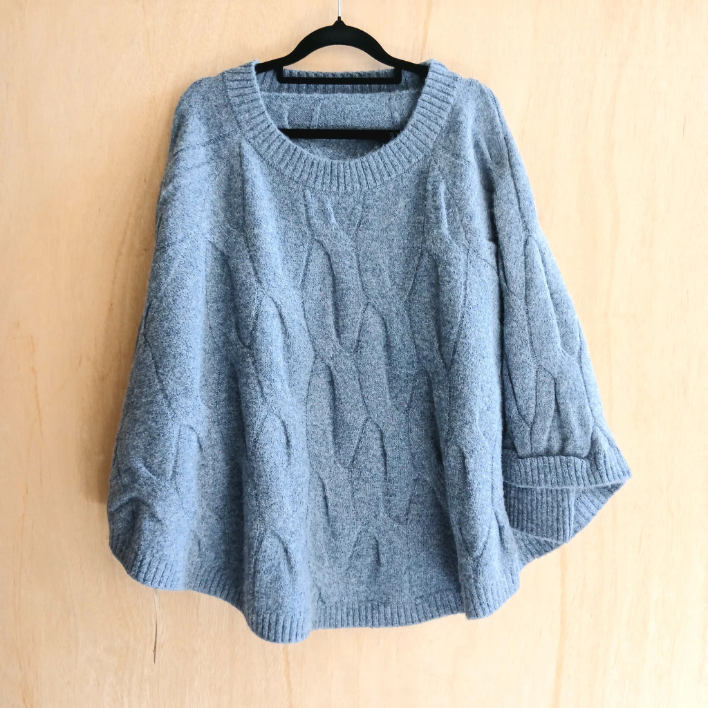 Women's Knits| Chunky Oversized Poncho Knit | CINNEMON CREATIONS
