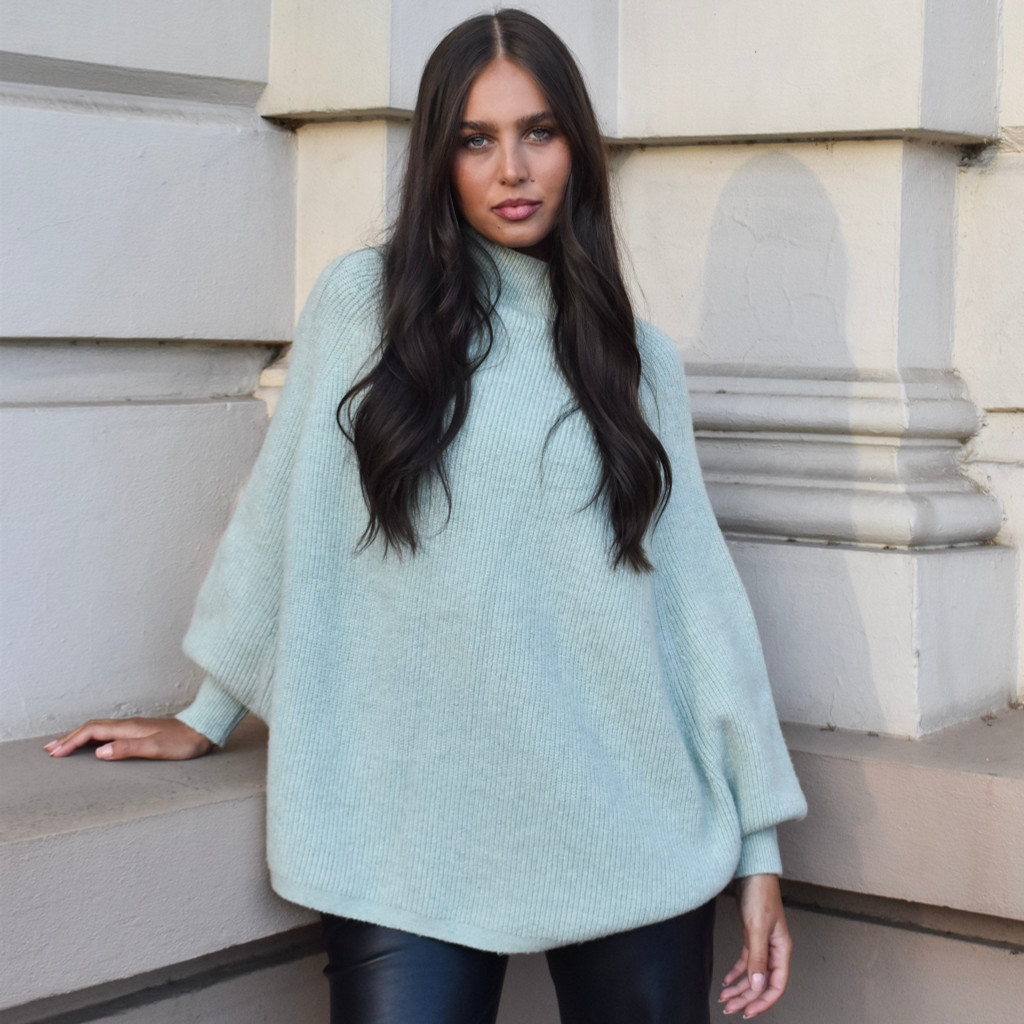Women's Knits| Oversized Poncho Knit | CINNEMON CREATIONS
