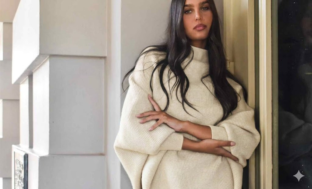 Women's Knits| Oversized Poncho Knit | CINNEMON CREATIONS