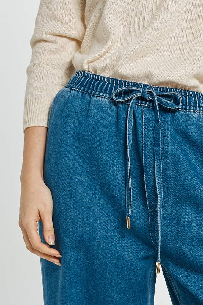 Women's Pant | Vespa Denim Jogger  | BETTY BASICS