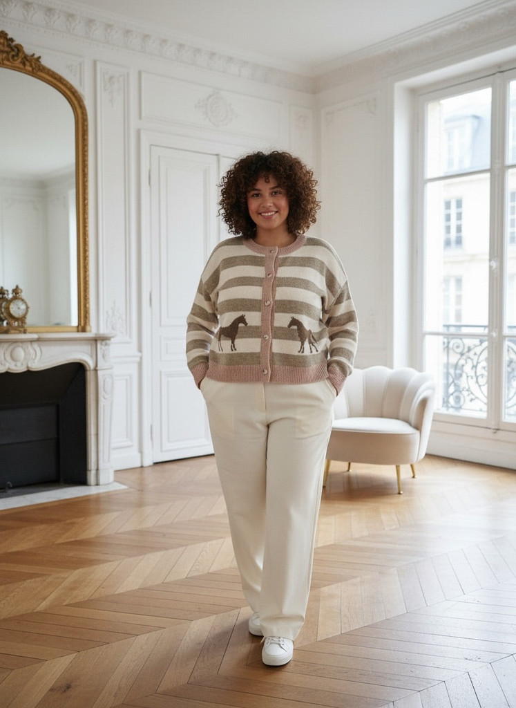 Women's Jackets Online | KL969 Cardigan in Mocha | KIIK LUXE