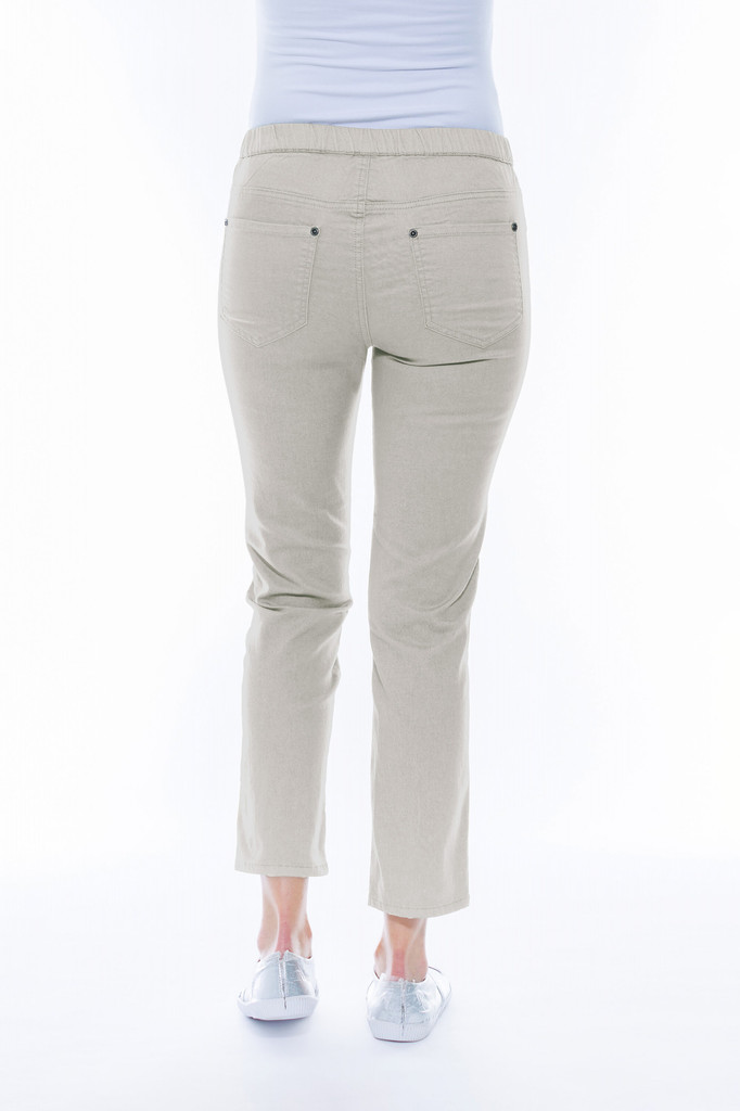 Women's Pant | 7/8 Stretch Denim Pants | Cafe Latte