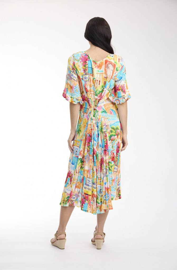 Women's Dresses | 50yrs Travel Godet Dress | ORIENTIQUE