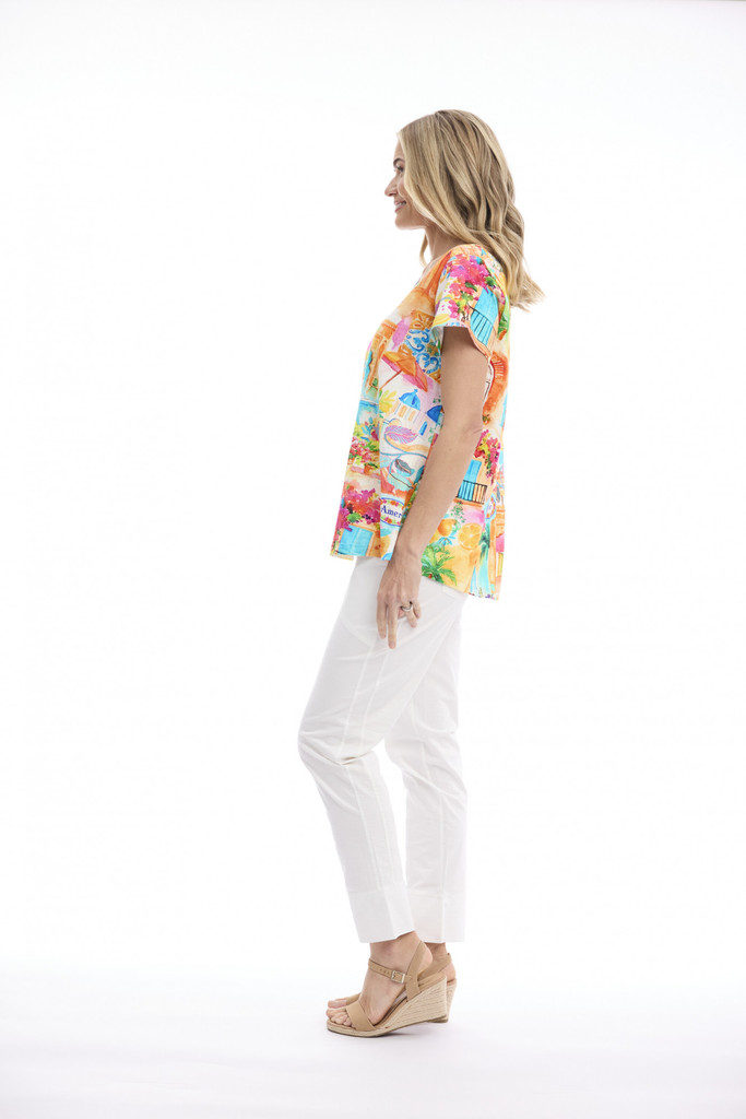 Women's Top | 50yrs Travel Contemporary Tee  | ORIENTIQUE