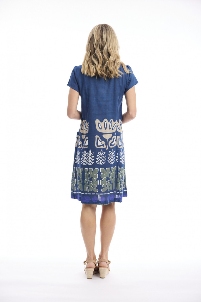Women's Dresses | Liberte Bib Pockets Dress | ORIENTIQUE