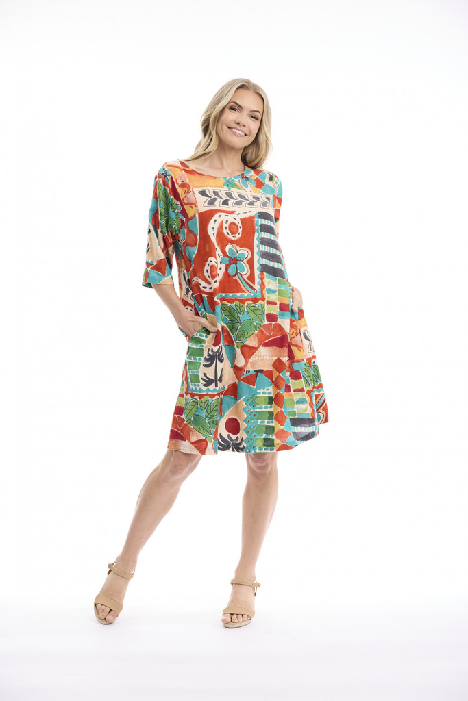 Women's Dresses | Gambetta Contemporary Dress | ORIENTIQUE