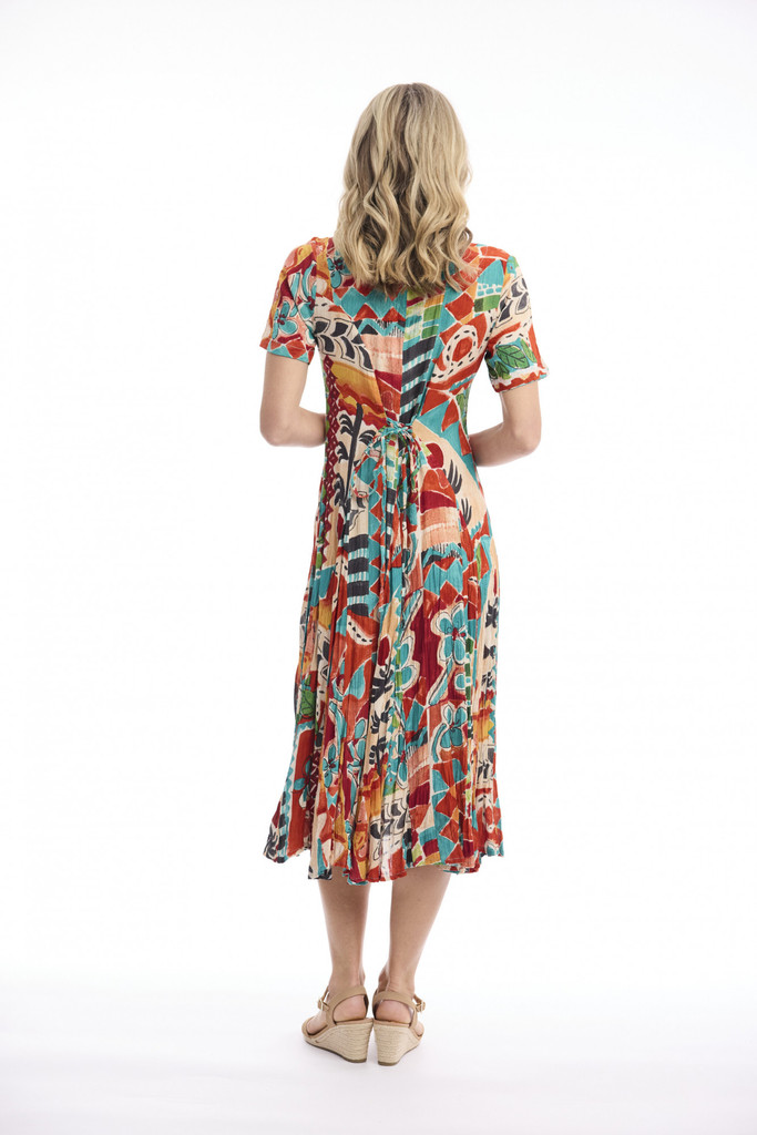 Women's Dresses | Gambetta Godet Dress | ORIENTIQUE