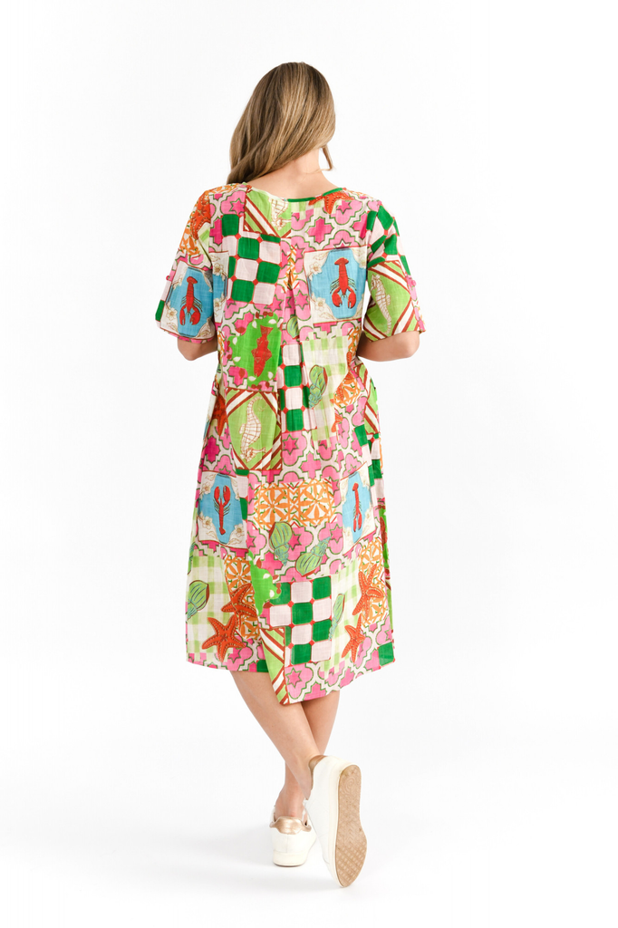 Women's Dresses | Yvonne Round Neck Dress | ONE SUMMER
