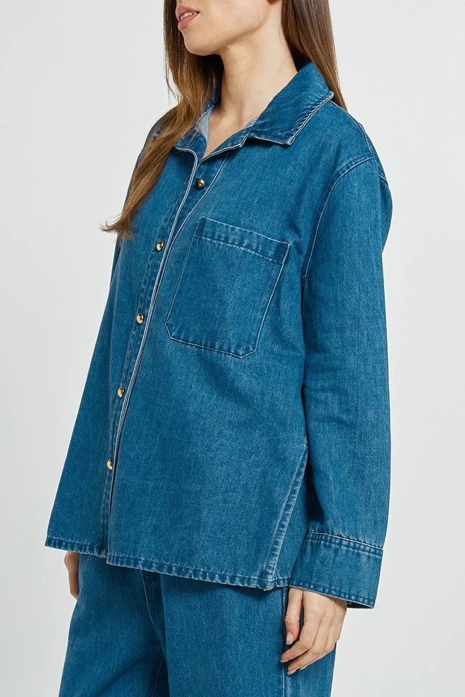 Women's Tops | Vespa Denim Shirt | BETTY BASICS