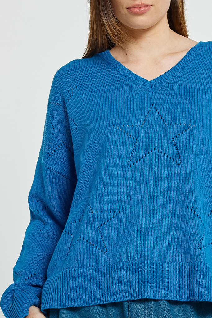 Women's Knitwear | Selene Star Sweater | BETTY BASICS