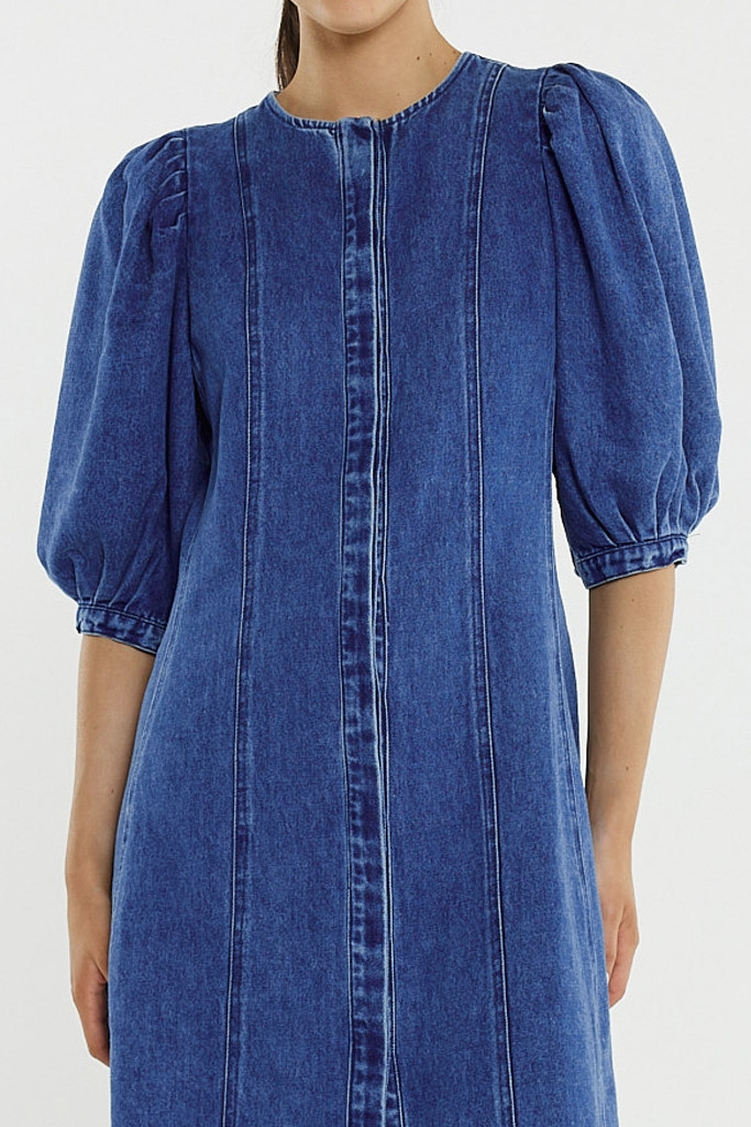 Women's Dress | Elijah Midi Denim Dress | SASS