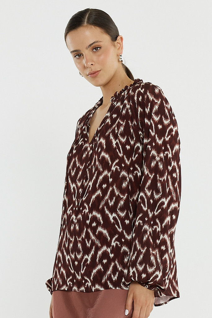 Women's Blouse | Willow Tie Front Blouse | SASS