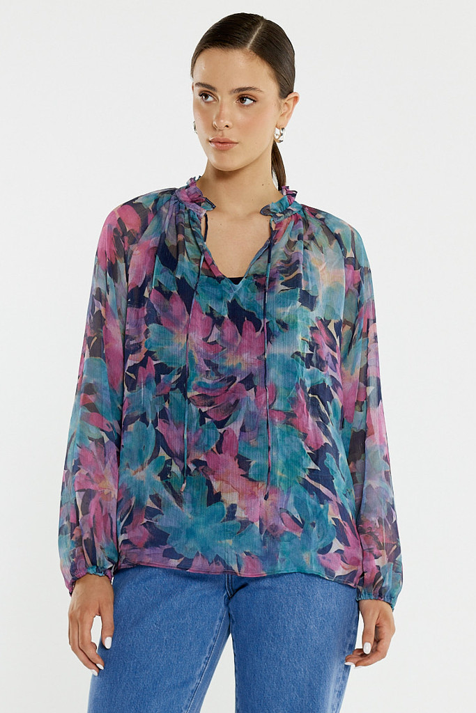 Women's Blouse | Willow Tie Front Blouse | SASS