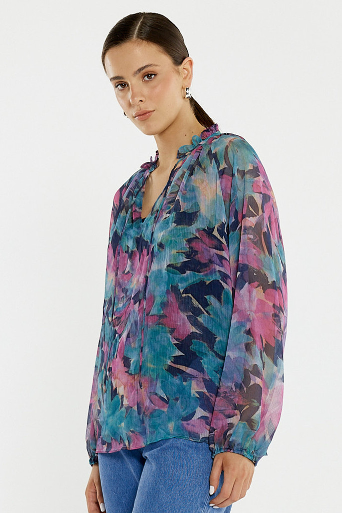 Women's Blouse | Willow Tie Front Blouse | SASS