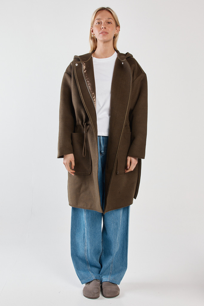 Women's Coat | Maxi Hooded Coat | SASS
