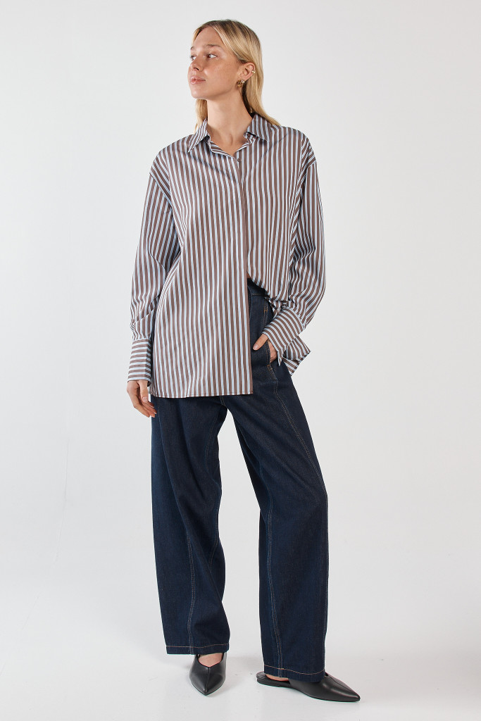 Women's Top | Claudia Stripe Shirt | SASS