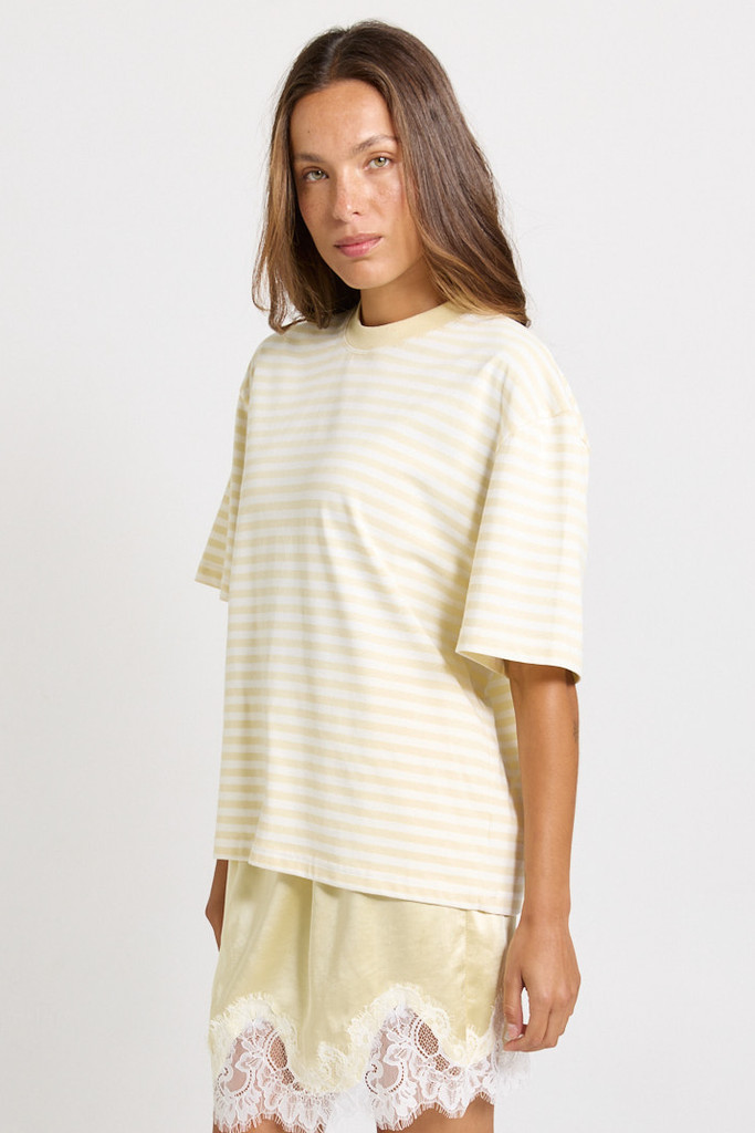 Women's Top | Jazel Slouch Stripe Tee | SASS