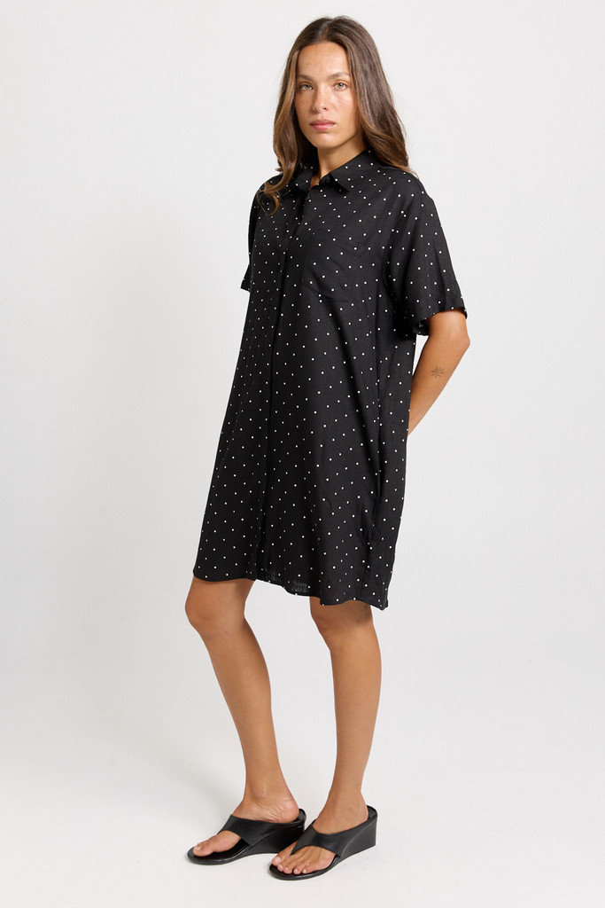 Women's Dress | Lizzie Spot Shirt Dress | SASS