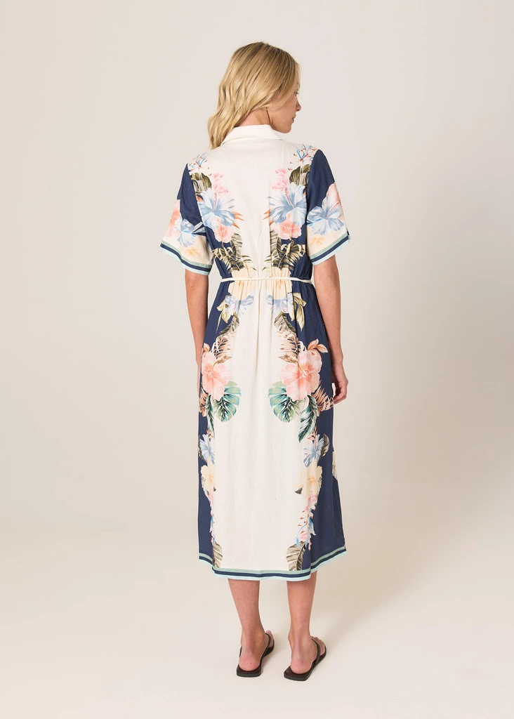 Women's Dress | Solara Placement Print Shirt Dress | Fate + Becker
