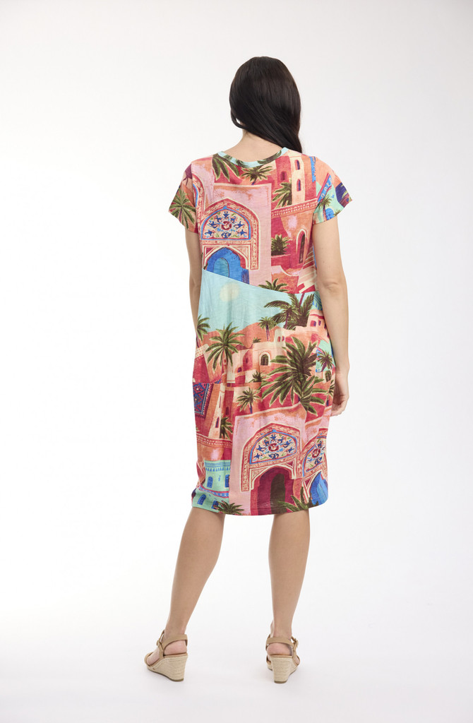 Women's Dresses | Bubble Short Sleeve Dress | ORIENTIQUE