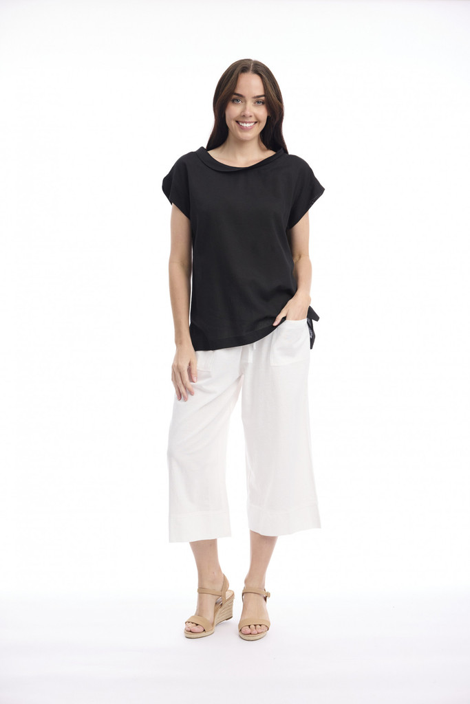 Women's Pants | Linen Blend Pant | ORIENTIQUE