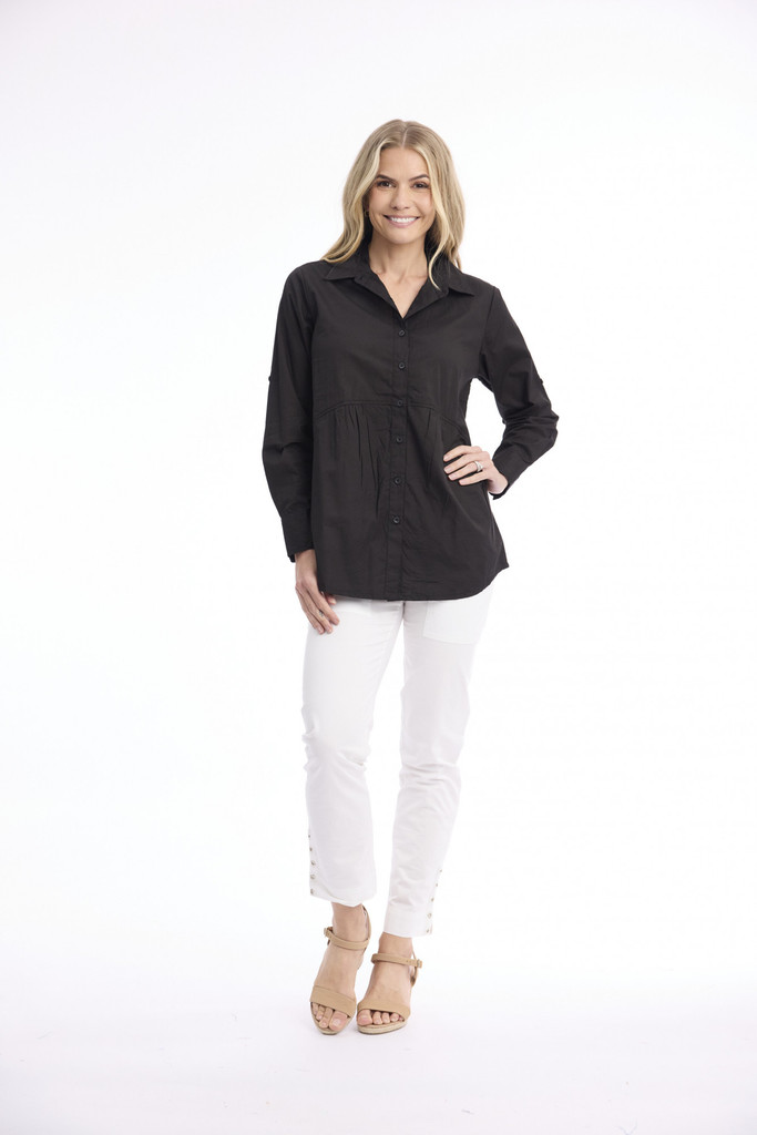 Women's Top | Poplin Shirt | ORIENTIQUE