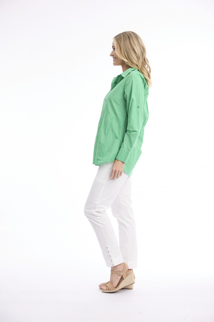 Women's Top | Poplin Shirt | ORIENTIQUE