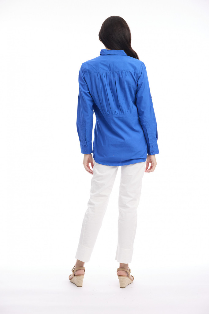 Women's Top | Poplin Shirt | ORIENTIQUE