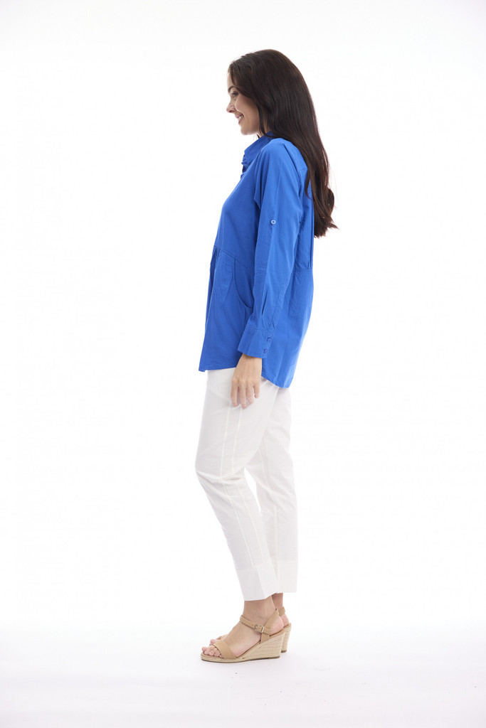 Women's Top | Poplin Shirt | ORIENTIQUE