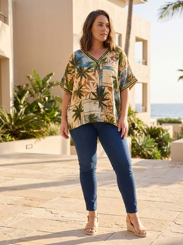 Women's Top | Allard Oversize Top | ORIENTIQUE